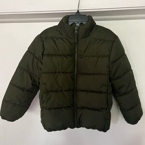 The Children's Place Olive Green Puffer Jacket
